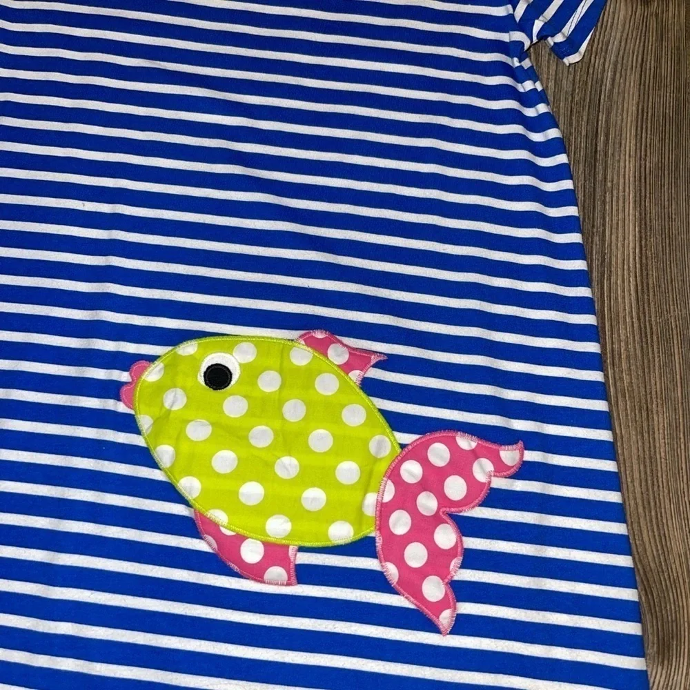 Kelly’s Kids Appliqué Fish Dress